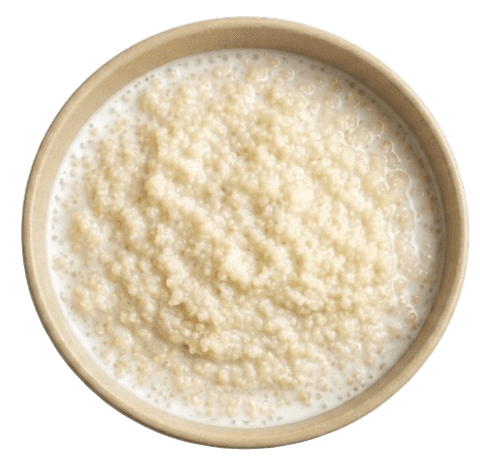 Bol de dégué traditionnel au couscous de mil
